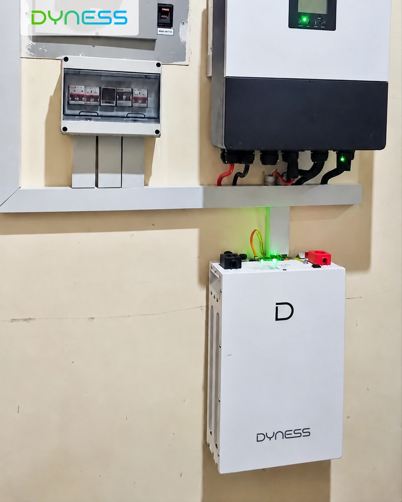 Dyness DL5.0F battery in an everyday residential setting Dyness DL5.0F battery in an everyday residential setting